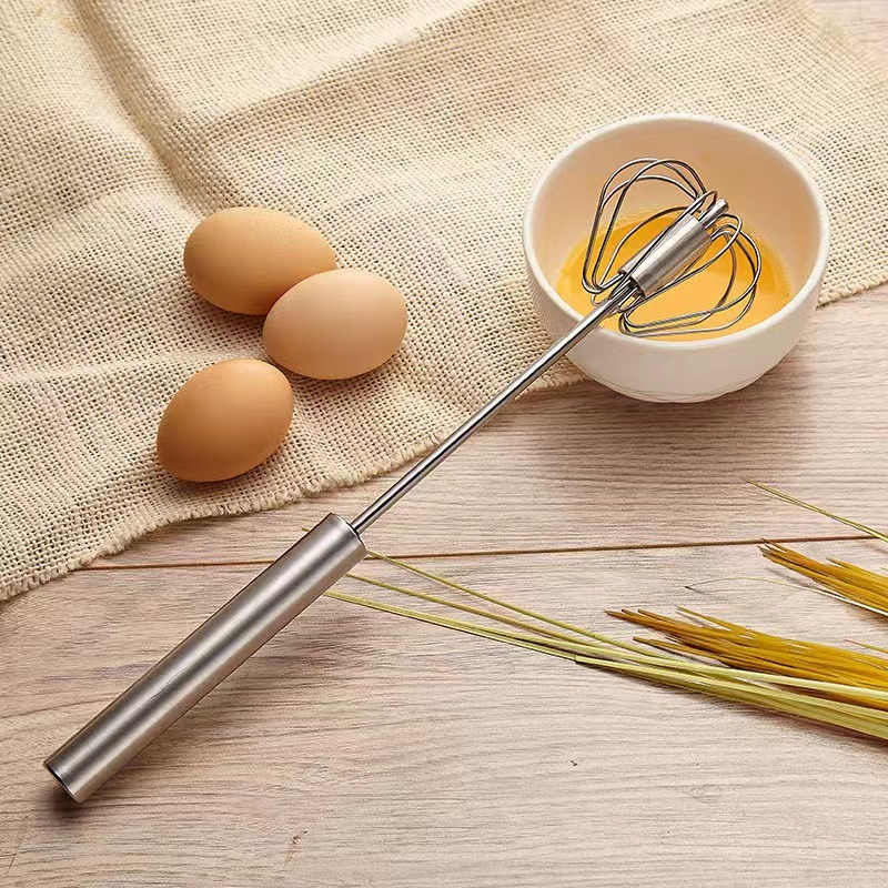 Kitchen cooking tools semi-automatic mixer steel manual mixer egg ...