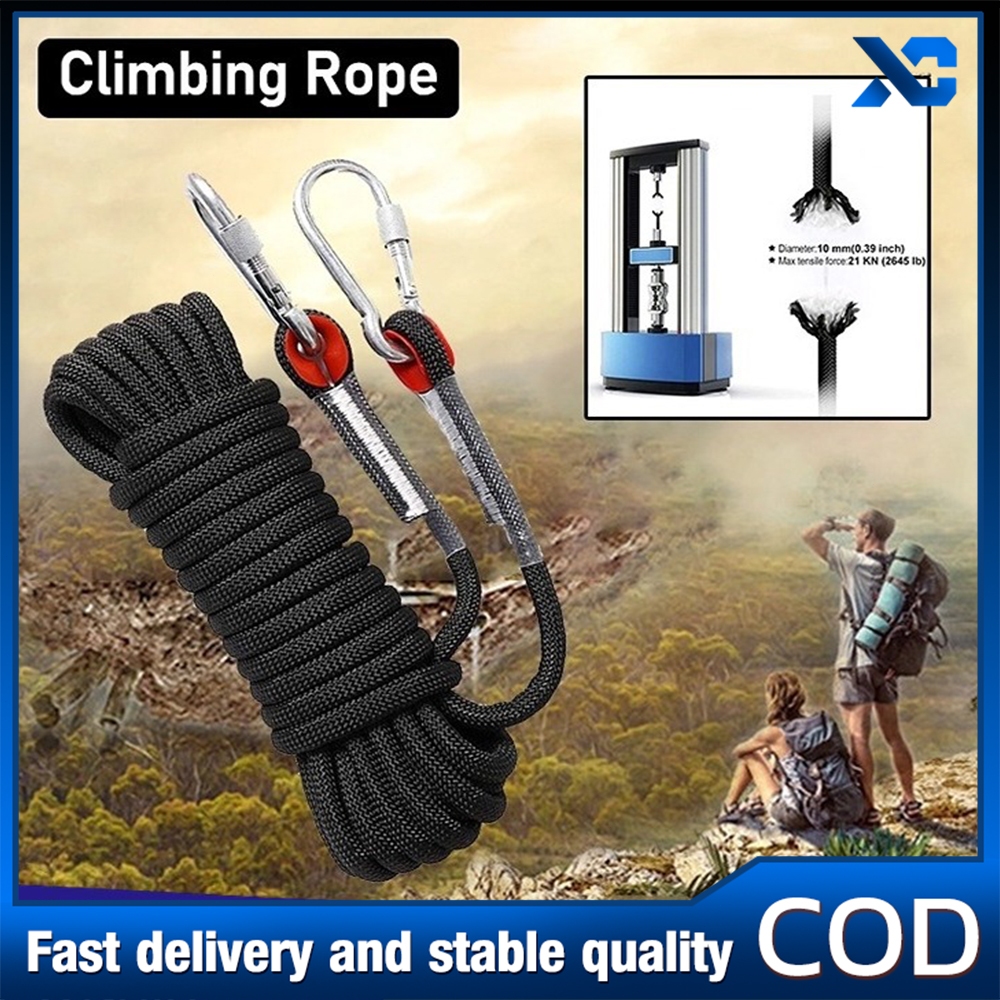 XC Static Utility Rope Safety Rope Climbing Rappelling Rescue Escape ...