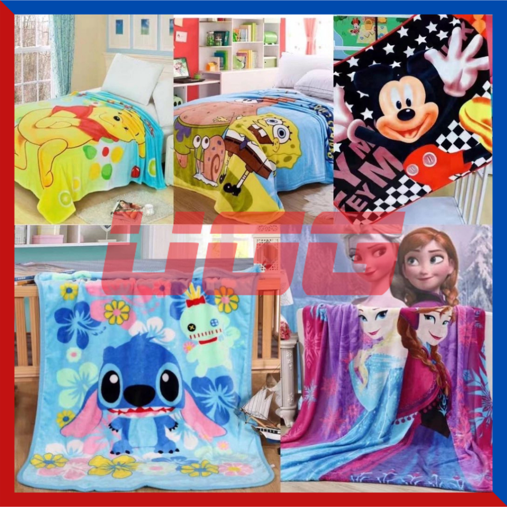 UGG Cartoon Character Blanket/Kumot Double Size Super soft ...