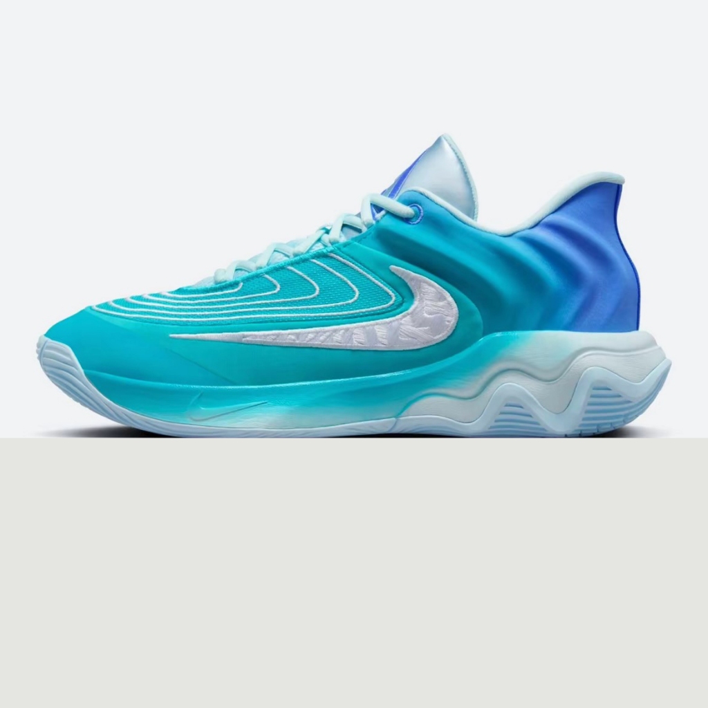 UA Basketball Shoes Giannis Immortality 4 Blue Green Sports Rubber