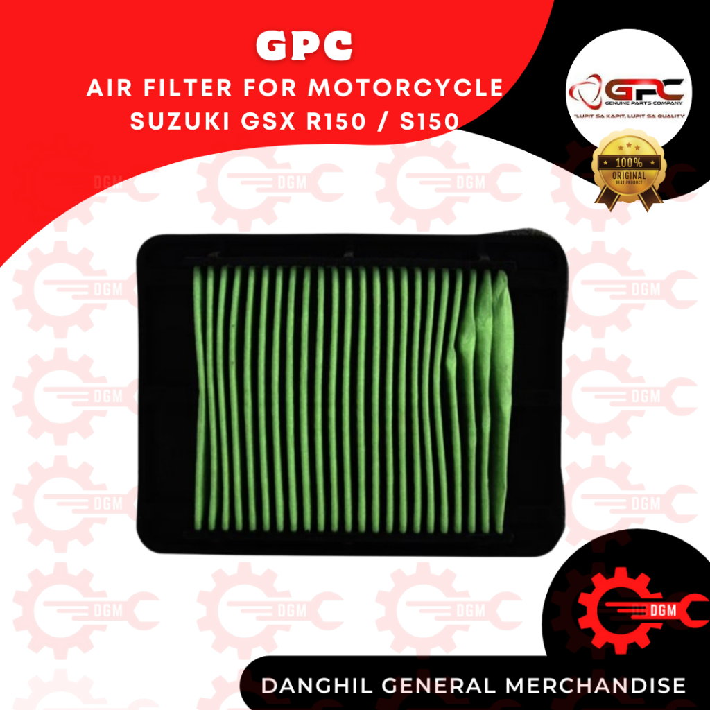 GPC AIR FILTER FOR MOTORCYCLE Suzuki GSX R150 / S150 | Shopee Philippines