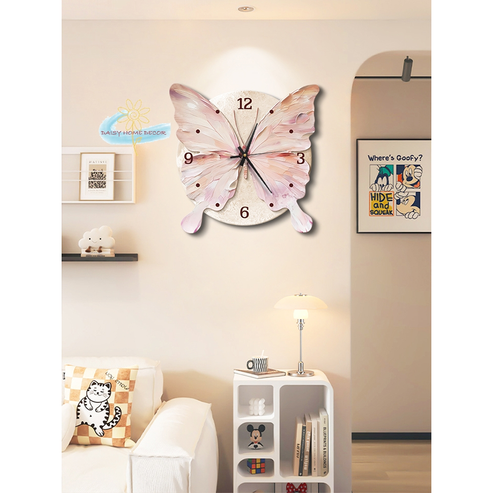 16"*16"/40*40CM Wall Decoration Clock Creative Modern HandCarved