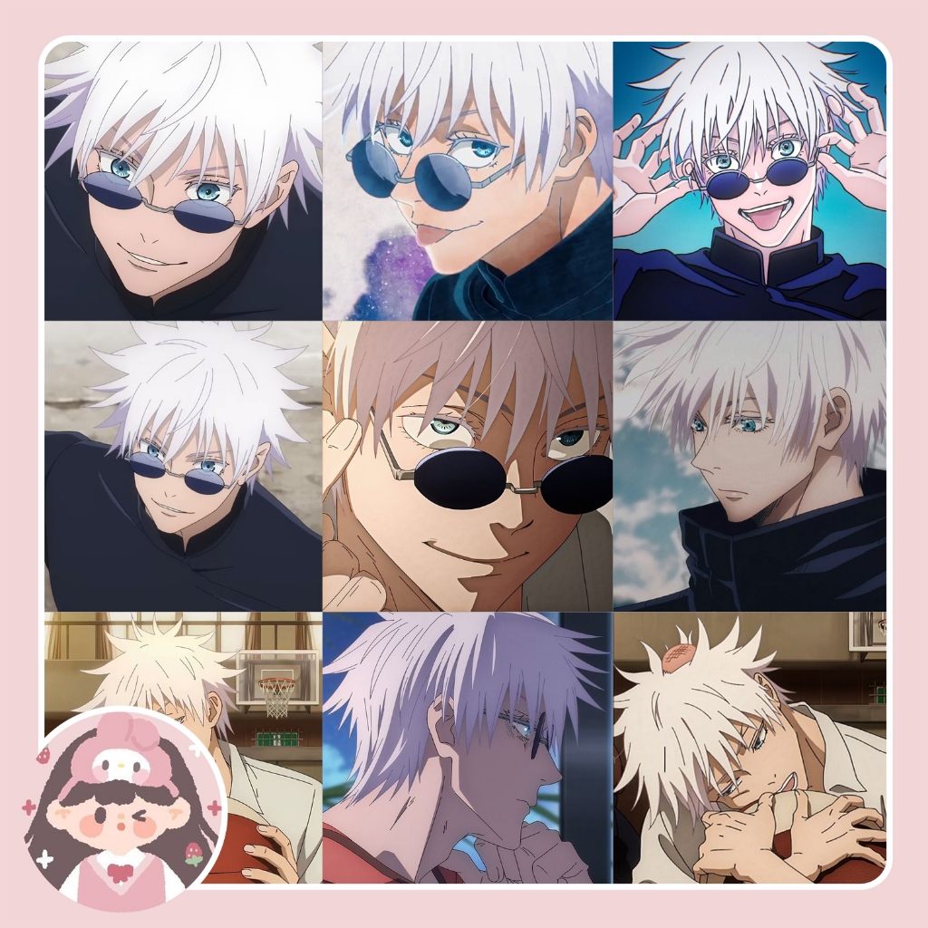 24pcs Gojo Saturo Anime 2x2inches Icon Stickers Random | Shopee Philippines