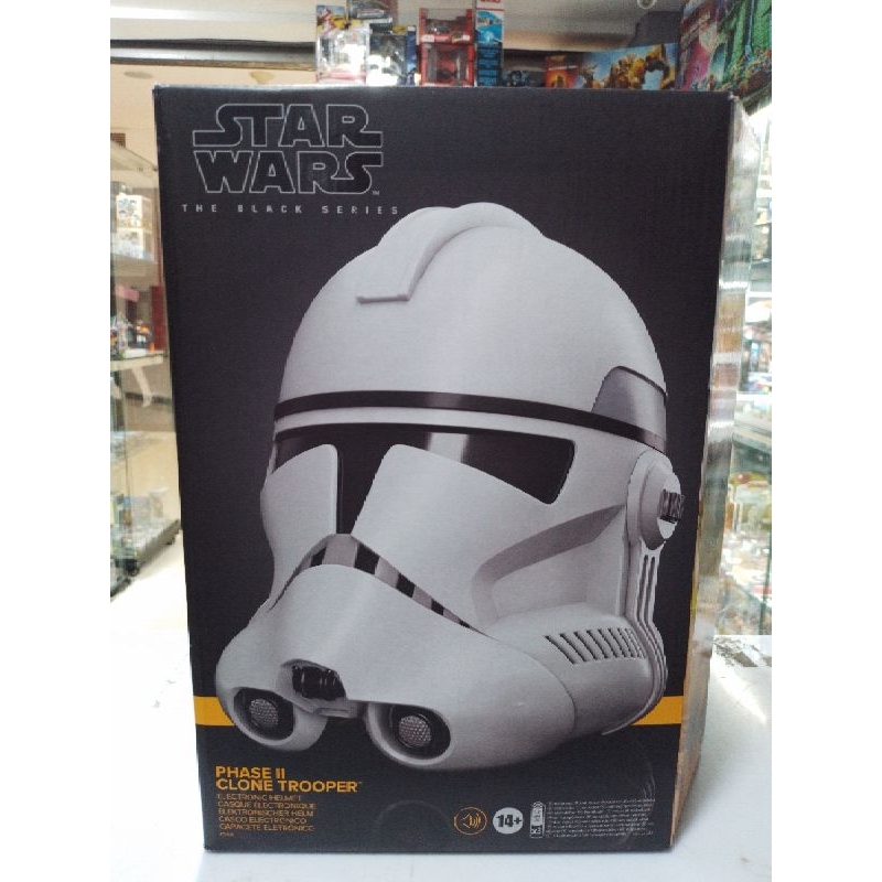 Hasbro Star Wars Black Series Phase II Clone Trooper Helmet | Shopee ...