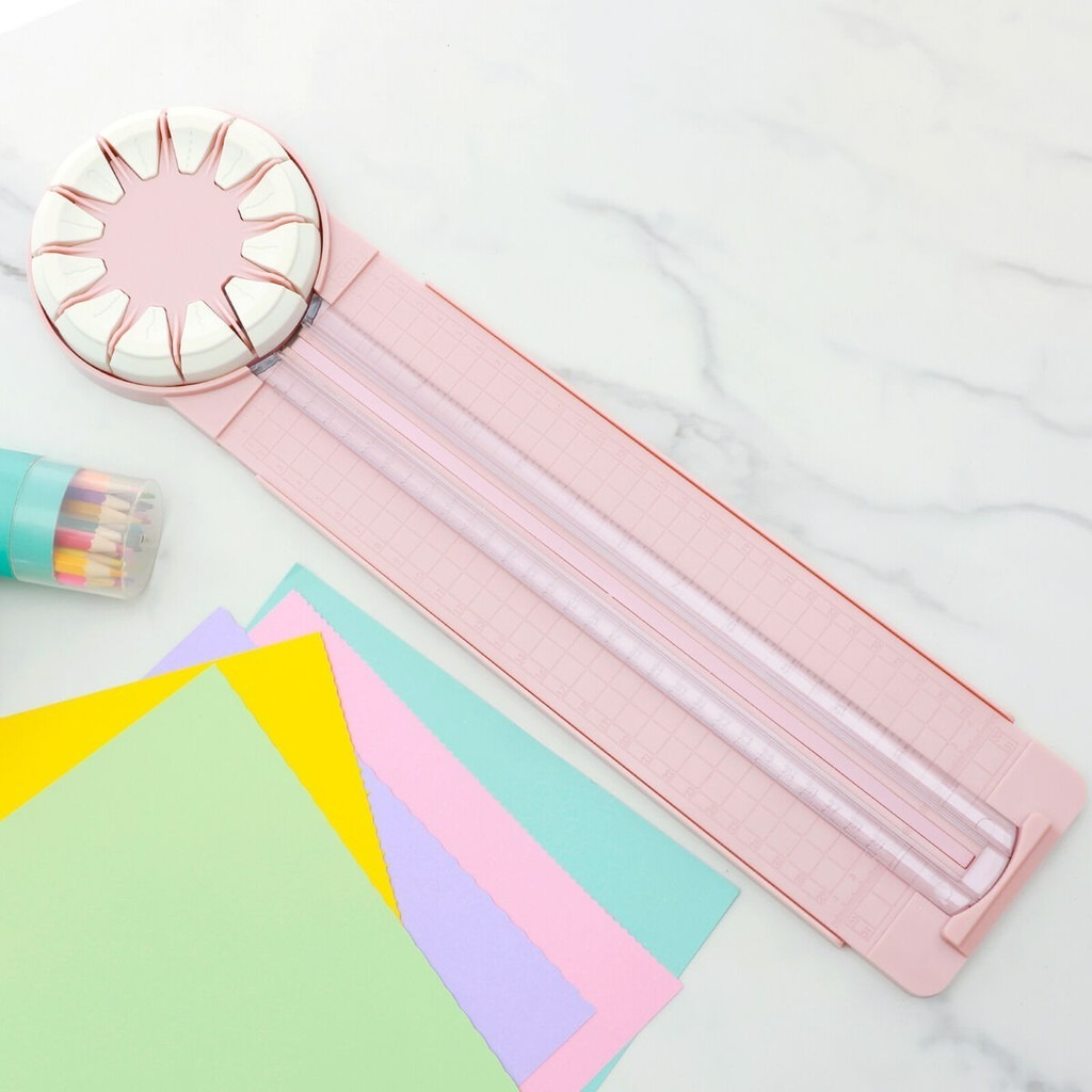 [In Stock] Paper Trimmer 12 in 1 Paper Cutter Dotted Creasing Line ...