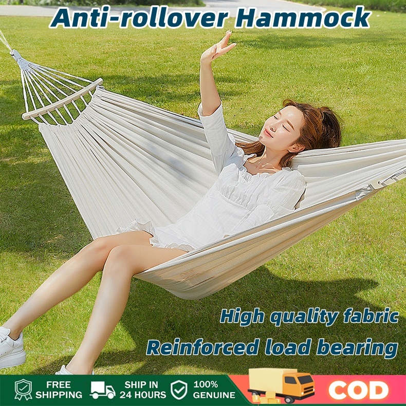 Camping Hammock duyan with stand Outdoor portable Double Anti-rollover ...