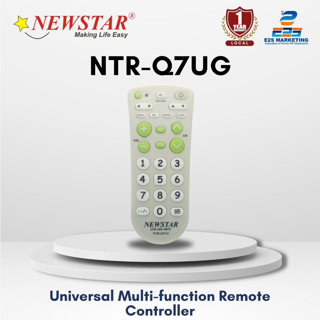 newstar models Newstar Universal Multi-function Remote Controller NTR-Q7UG (Green) |  Shopee Philippines
