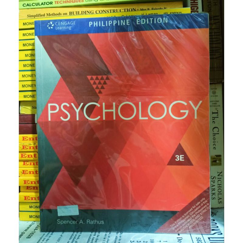 PSYCHOLOGY BY SPENCER RATHUS ( 3RD EDITION ) | Shopee Philippines