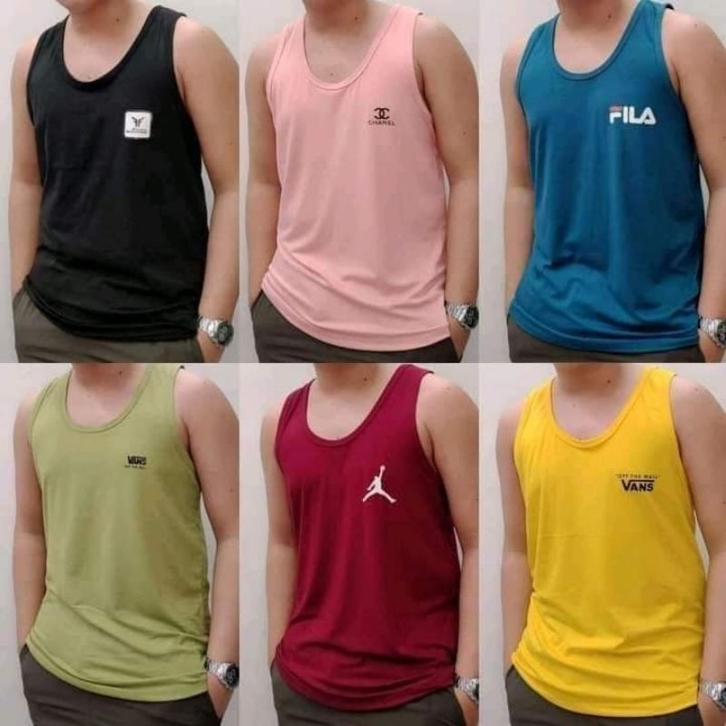 3PCS PER PACK!!!PLAIN AND STRIPE SANDO MENS FREE SIZE | Shopee Philippines
