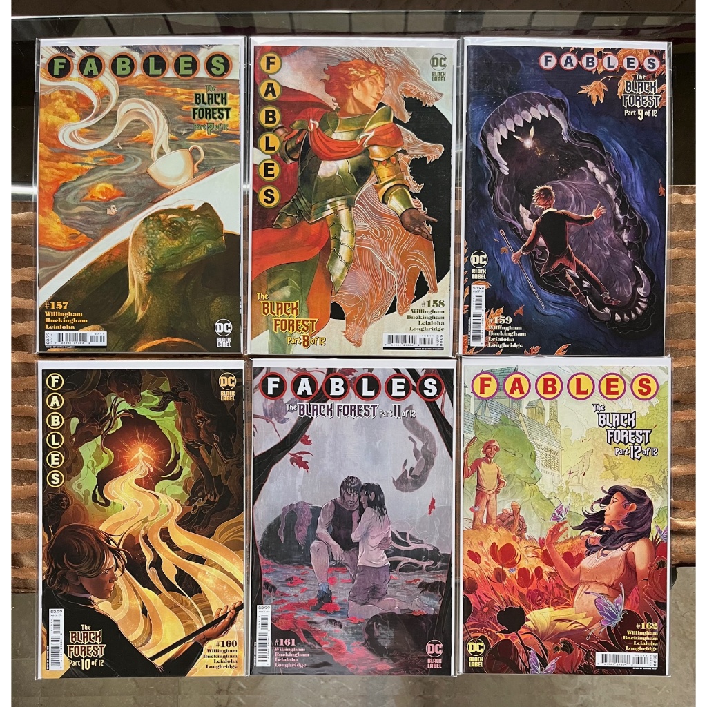 Fables The Black Forest Complete Set of 12 Regular Issue Comics ...