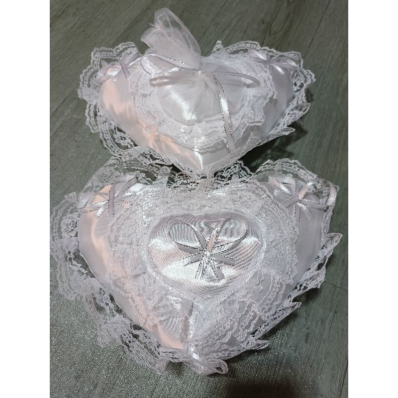 Pillow for aras and ring 1pair (Cream/ White) Shopee Philippines