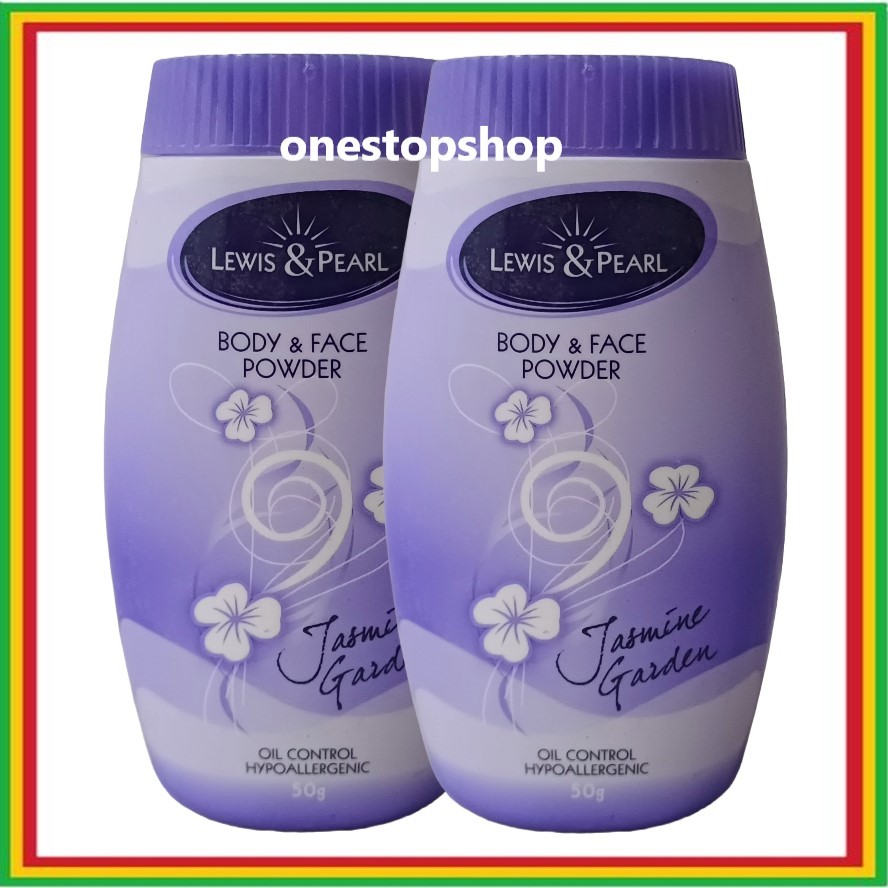 Lewis & Pearl Body and Face Powder Jasmine Garden 50G x2 | Shopee ...