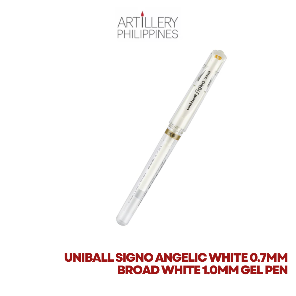 Uniball Signo Gel Pen [Angelic White [Broad