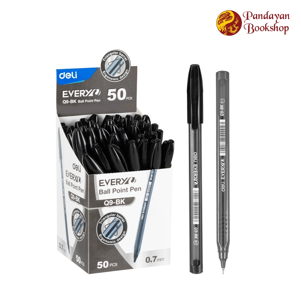 Deli Every Triangular Ball Point Pen Q9 0.7mm | Shopee Philippines