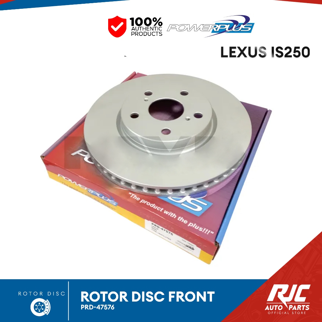 POWER PLUS ROTOR DISC LEXUS IS250, IS300 (DB1852)(296MM) FRONT 5+2 ...
