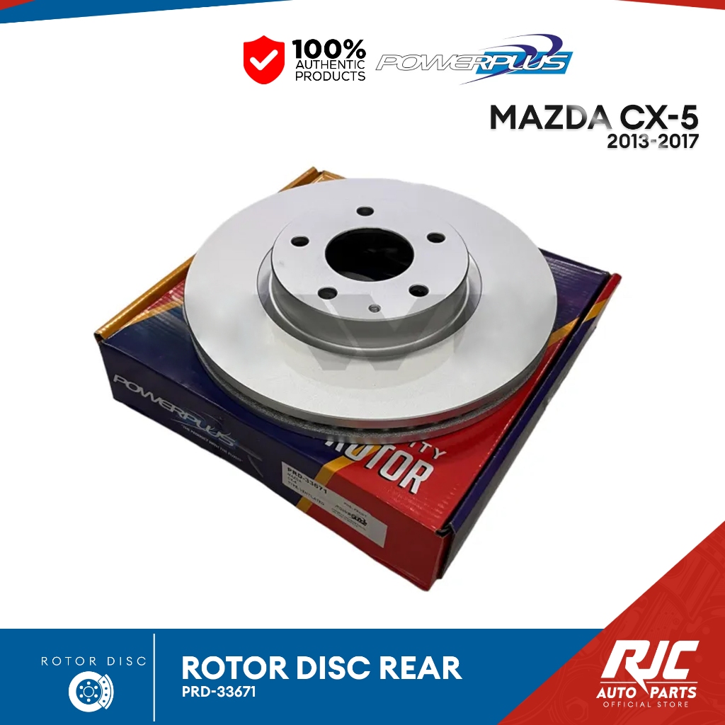 POWER PLUS ROTOR DISC MAZDA CX5 (DB2226) FRONT 20132017 PRD33671 1pc