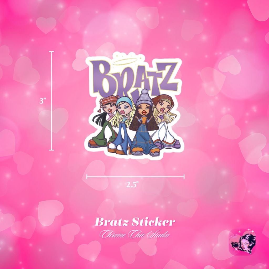 Bratz Squad Vinyl Waterproof Sticker Shopee Philippines 