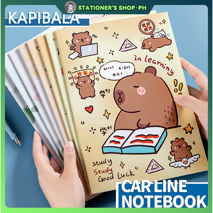 32Sheets Thickening Cartoon A5 Line Diary Notepad Student Simple ...