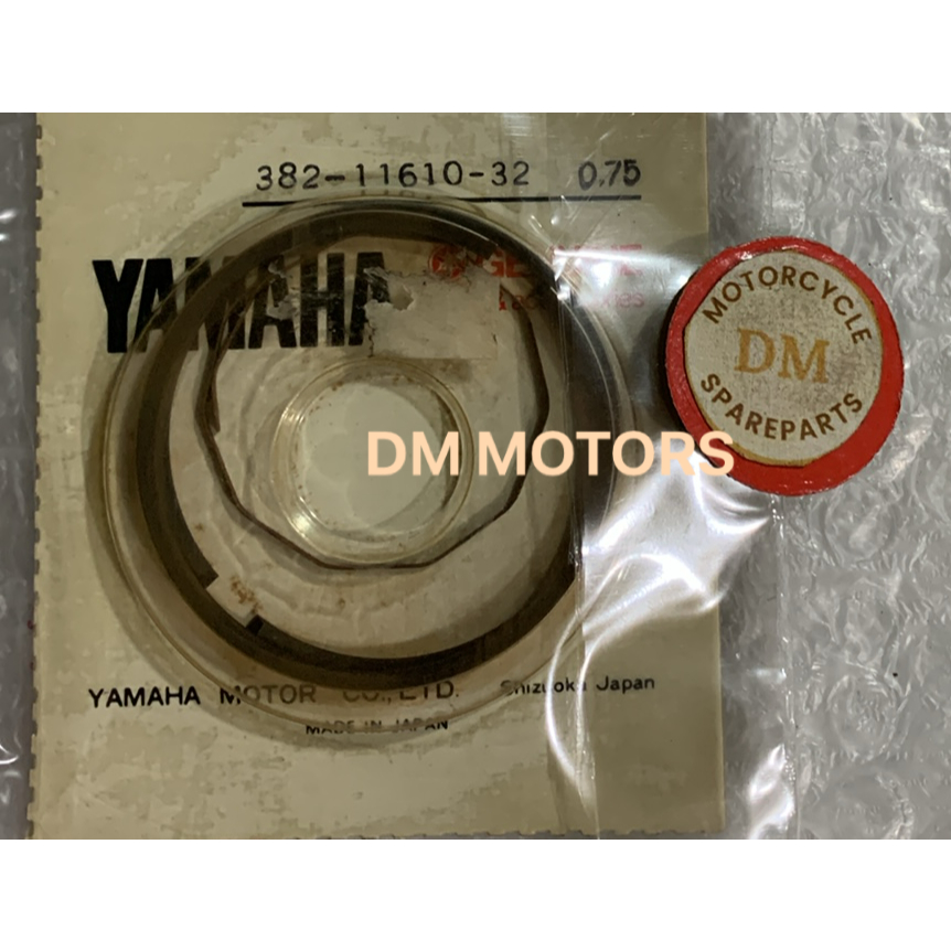 RS100 YL2DX PISTON RING 0.75 [ LEGIT YAMAHA GENUINE PARTS NORKIS
