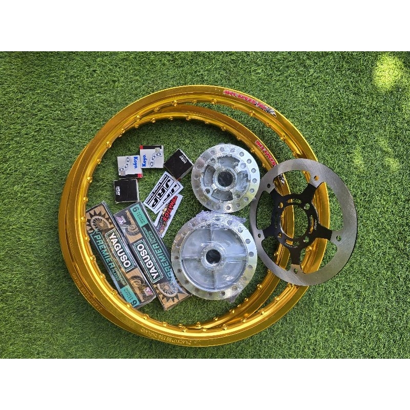 RIMSET XRM 125/RS125/WAVE125/RAIDER J(DRUM BREAK REAR)(FLAT DISC FRONT ...