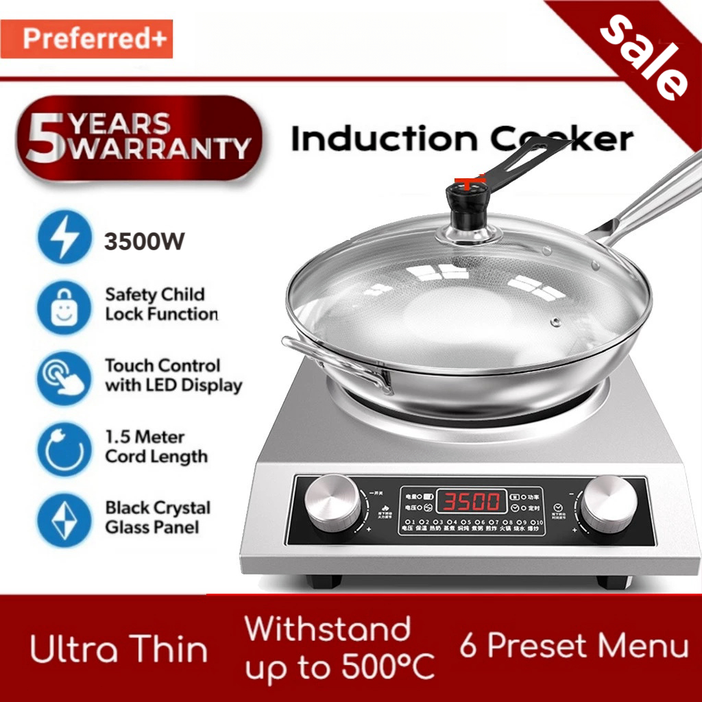 3500W Multifunctional Induction Cooker Inverter Electric Stove Heavy