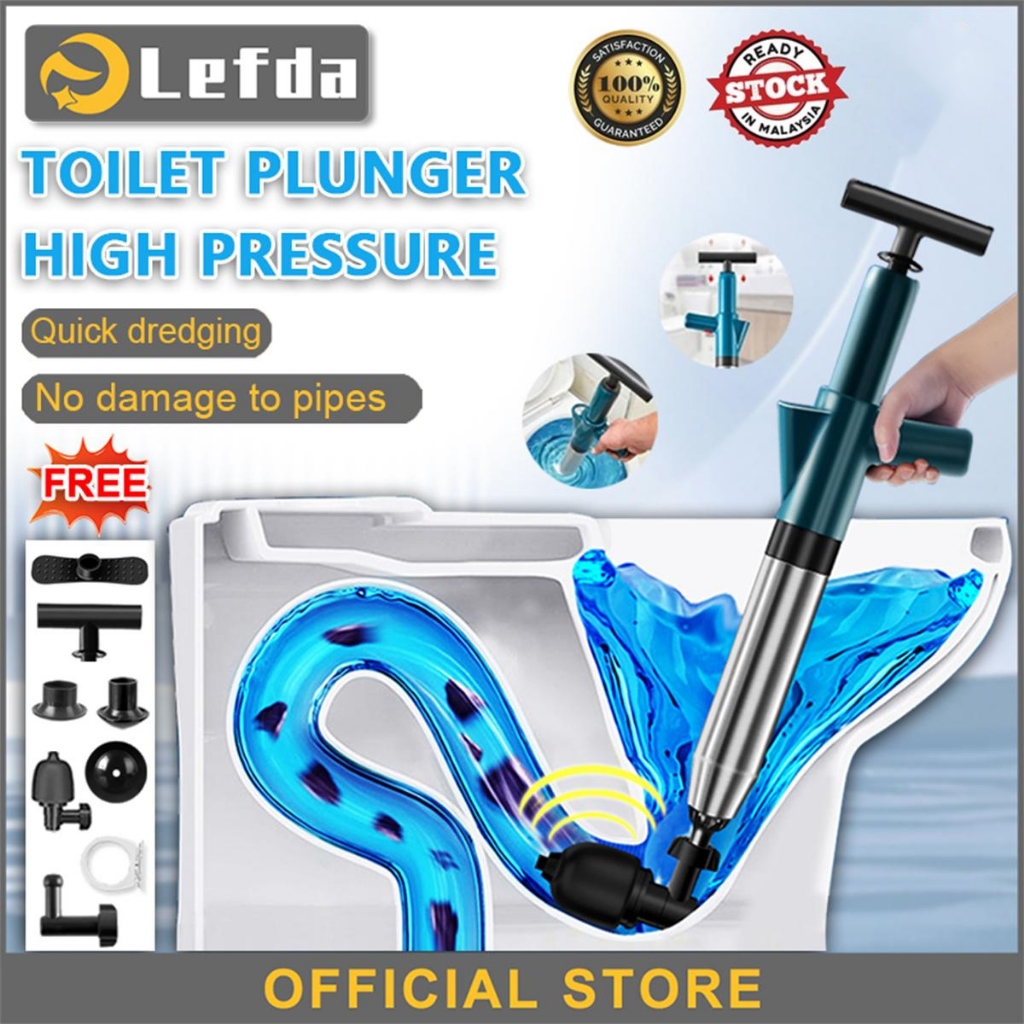 Drain Declogger Toilet Air Plunger High Pressure Toilet Plunger Toilets ...