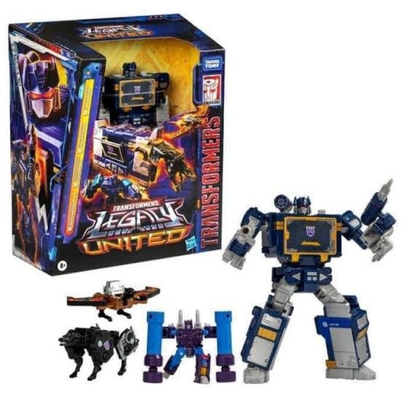 TRANSFORMERS LEGACY UNITED SOUNDWAVE WITH RUMBLE BUZZSAW AND RAVAGE ...