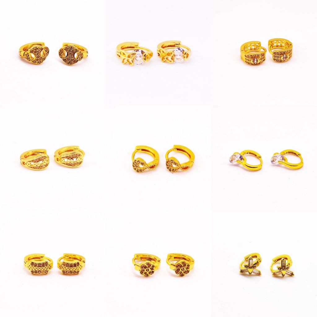 M&M 24K Gold Bangkok AntiAllergy Coated Earrings Women's Earrings