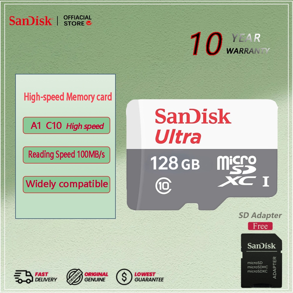 SanDisk Ultra Micro SDXC 128GB 256GB 400GB 512GB 1TB Class 10 UHSI