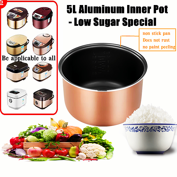 Inner pot 5L6L smart rice cooker pot replacement accessories rust-proof ...