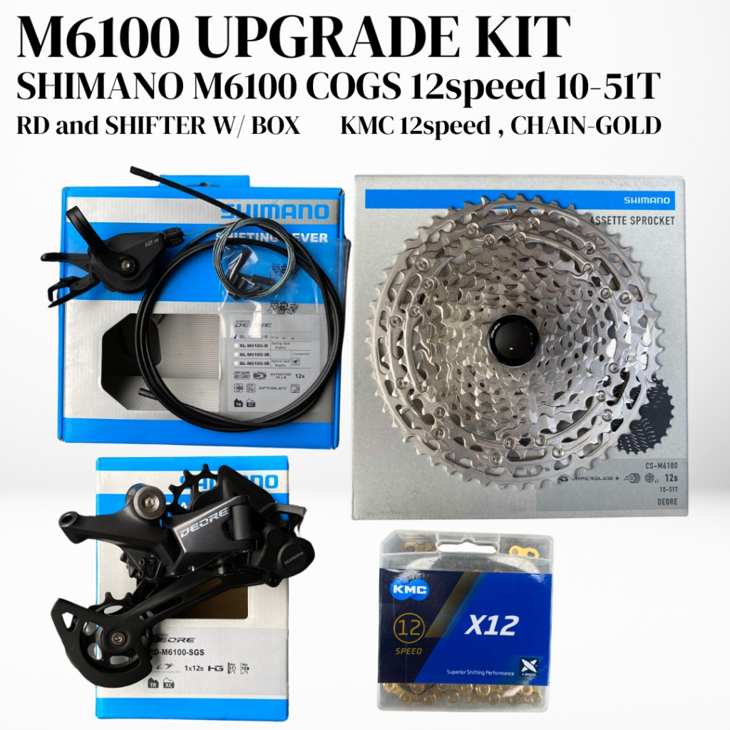 Shimano Deore M6100 Shimano 12 Speed Upgrade Kit SHIMANO DEORE