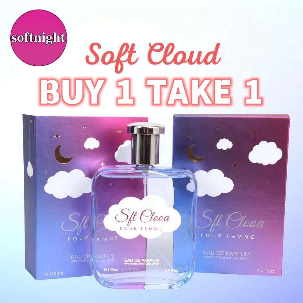 【Buy 1 Take 1】 100MLSoft Cloud Perfume Scent For Women Cloud Cream ...