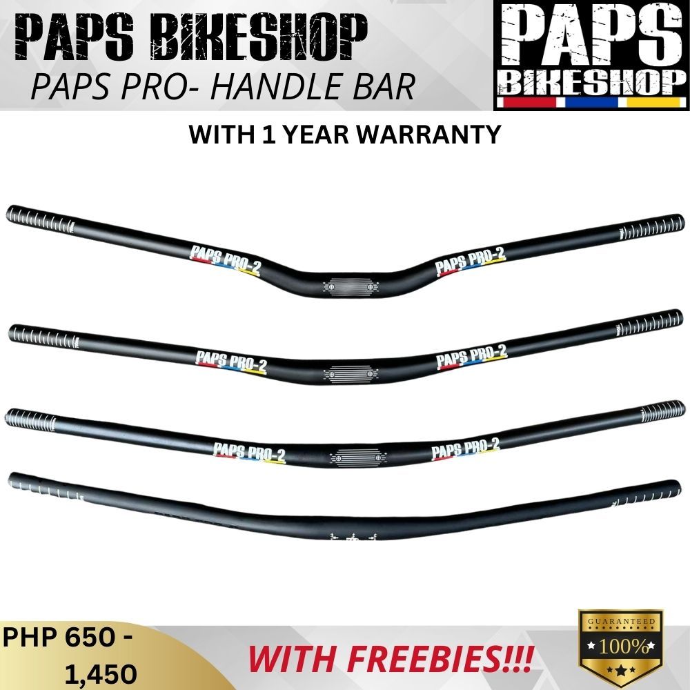 PAPS PRO- HANDLE BAR 9DEGREE BACKSWEEP | Shopee Philippines