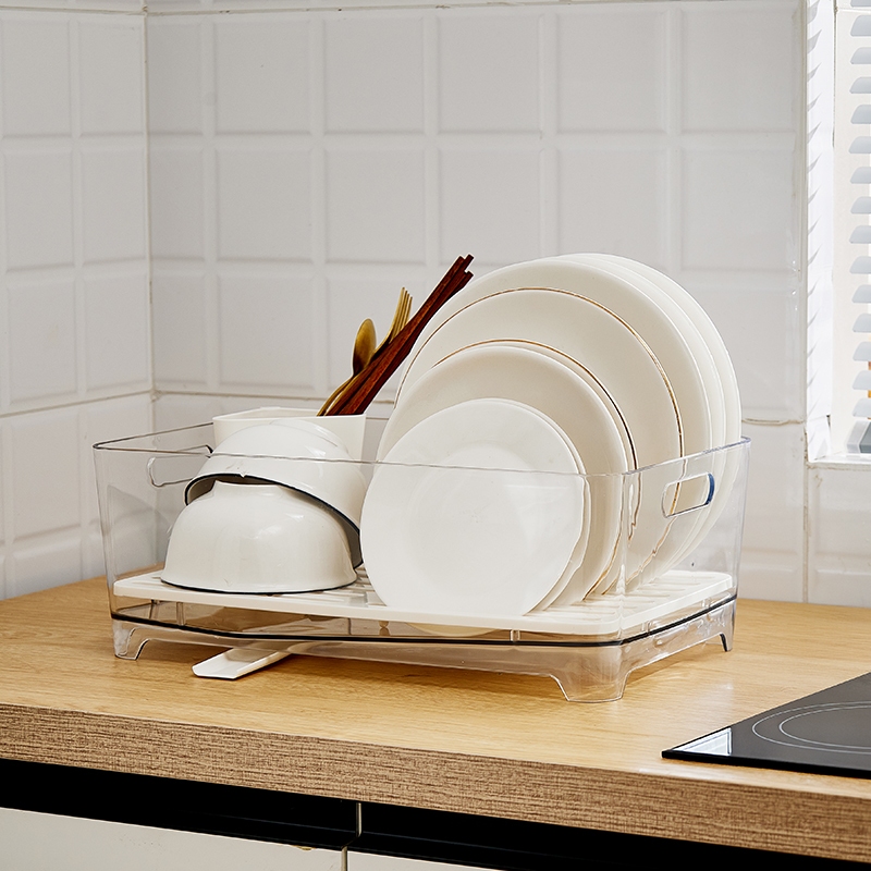 Japanese style dish drain rack, multi-function drain basket, double ...