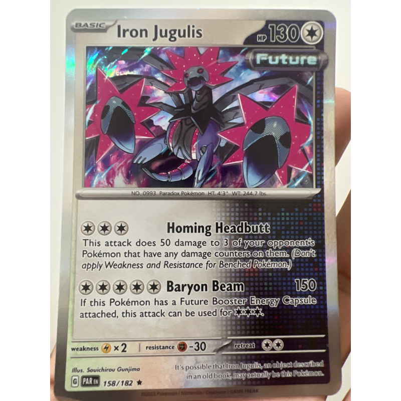 Iron Jugulis - 158/182 - Paradox Rift - Pokemon TCG | Shopee Philippines