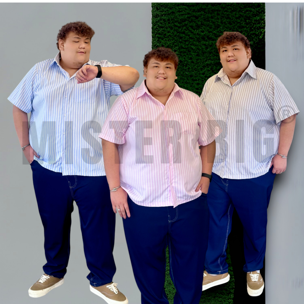 MIXED LINEN BUTTON DOWN COLLARED SHIRT PLUS SIZE MENS WEAR CASUAL