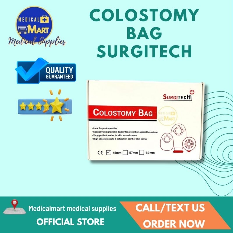 Colostomy Set Wafer & Bag,Surgitech | Shopee Philippines