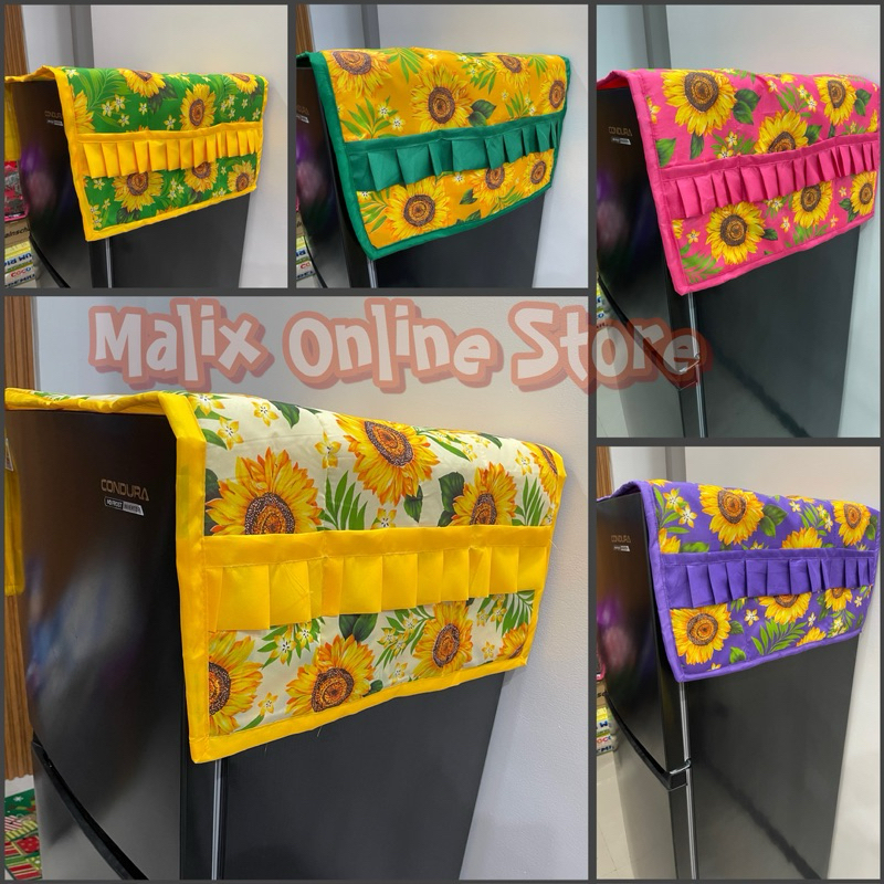 Ref Cover with Foam Sunflower Design Dust Cover | Shopee Philippines
