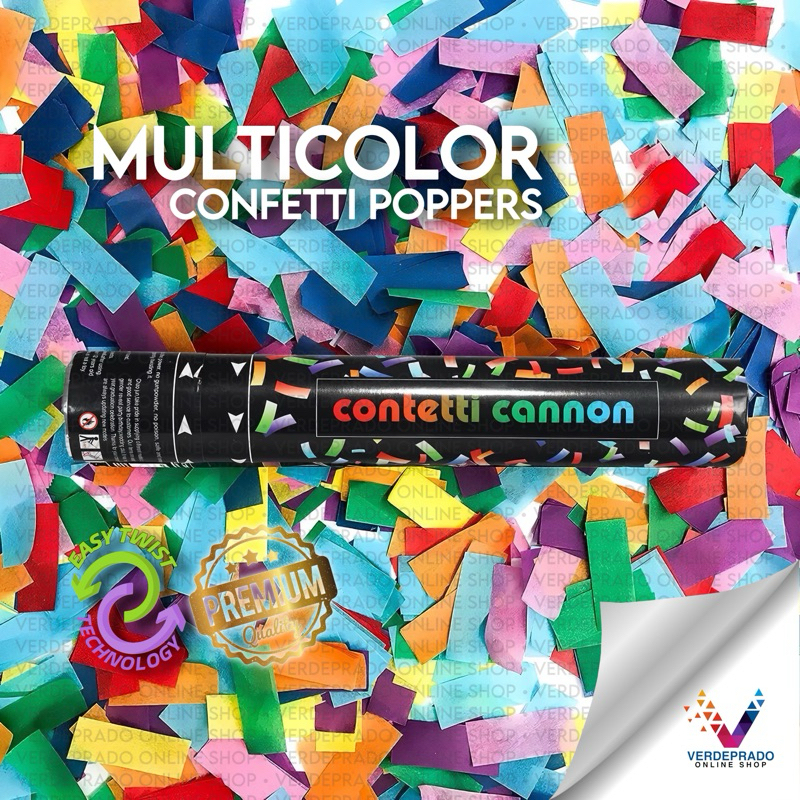 Confetti Poppers Multicolor Biodegradable Paper | Shopee Philippines