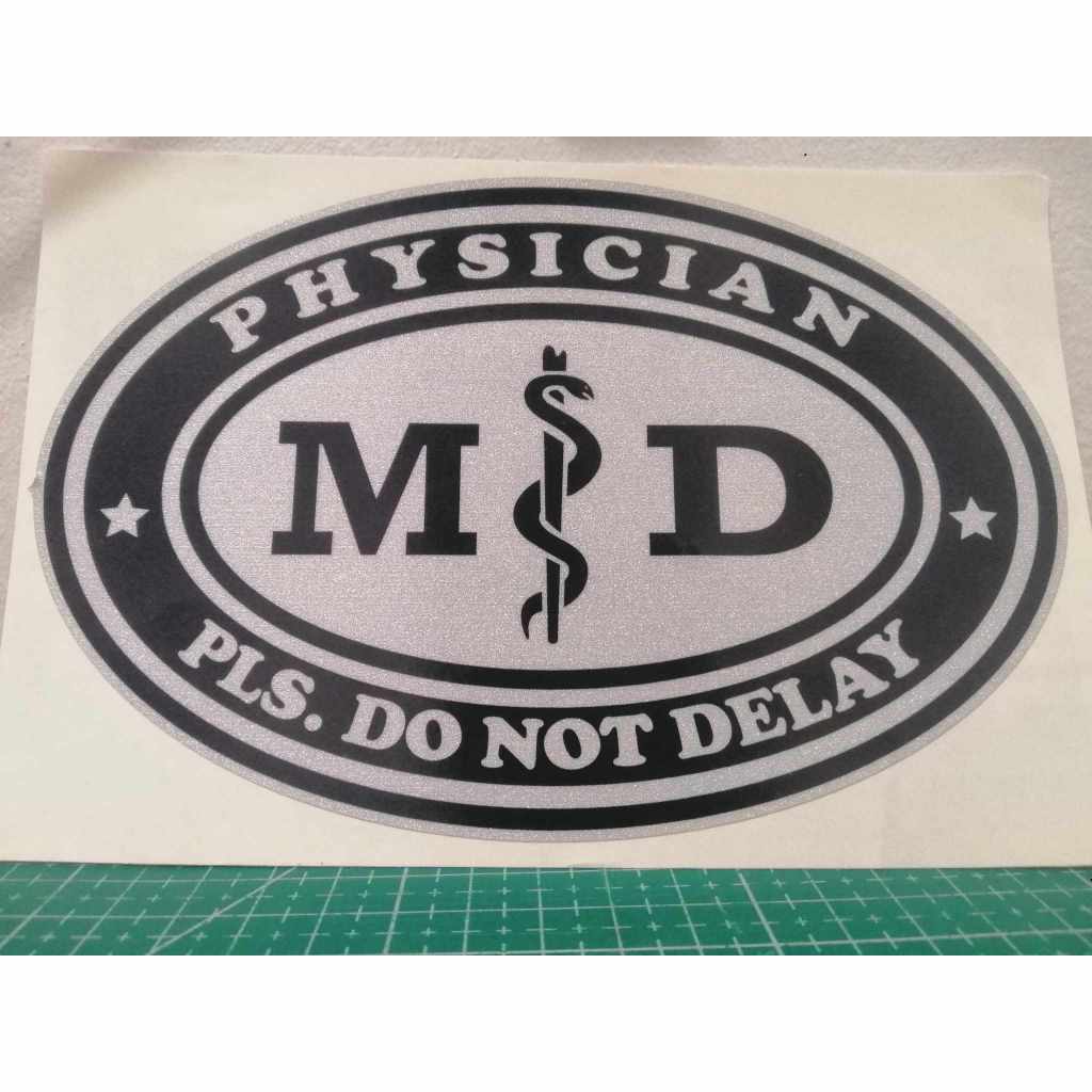 MD Physician logo decal | Shopee Philippines
