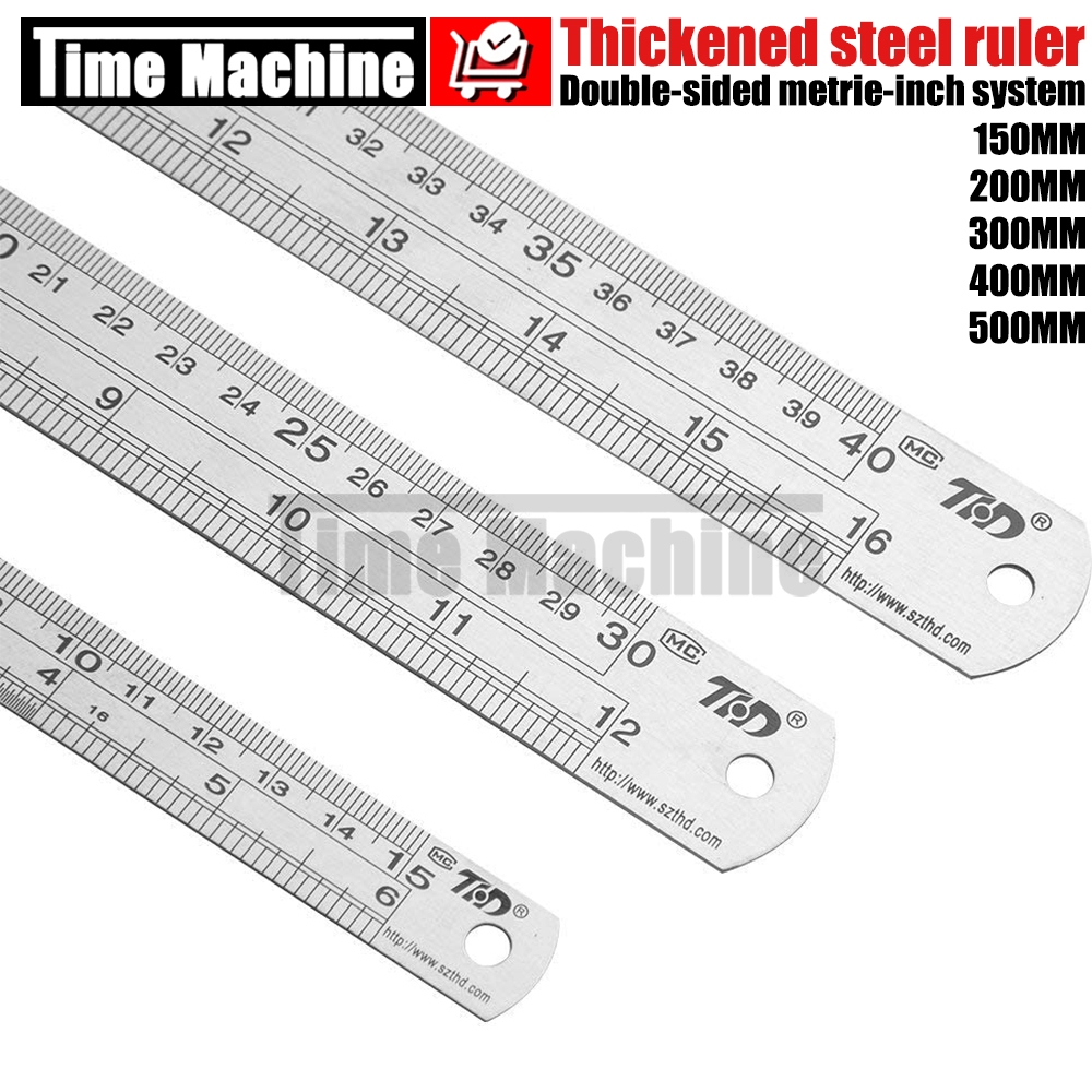 Stainless Steel Measuring Metal Ruler 6