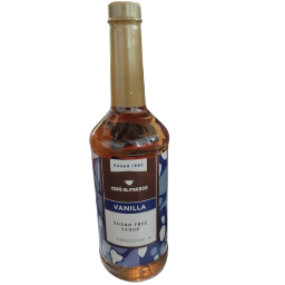CAFE AL FRESCO SUGAR FREE VANILLA SUGAR FREE SYRUP 1LIT (33 8 FL OZ