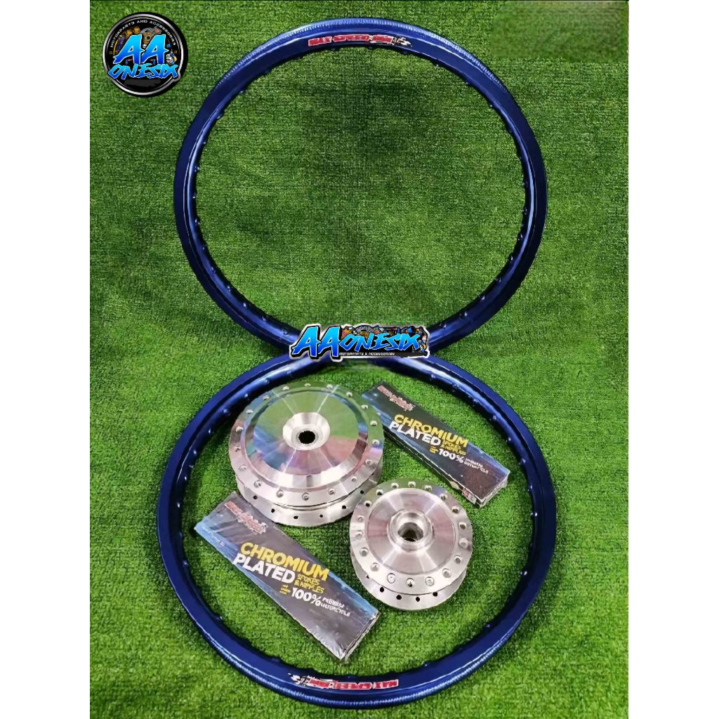 RIM SET HONDA BEAT CARB / BEAT FI 17s HUB SET - RIM SET - SPOKES SET ...