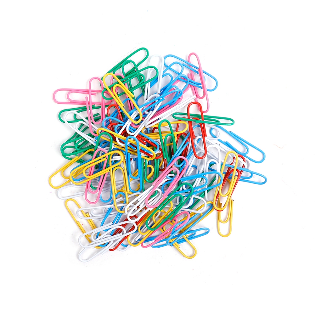 WISDOM WB-0051C 33MM COLOR PAPER CLIP office //SCHOOL SUPPLIES ...