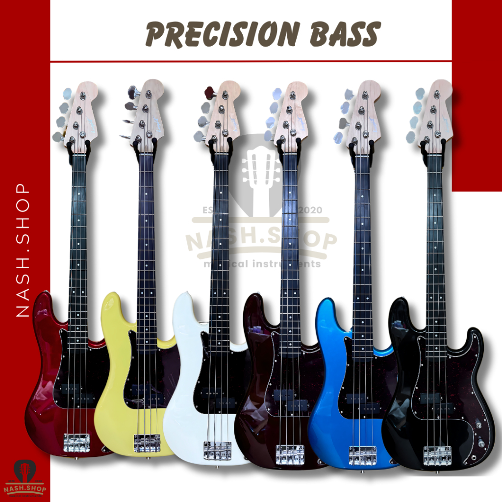knight Precision Bass 4 String Bass Guitar Free Bag Capo Strap | Shopee ...