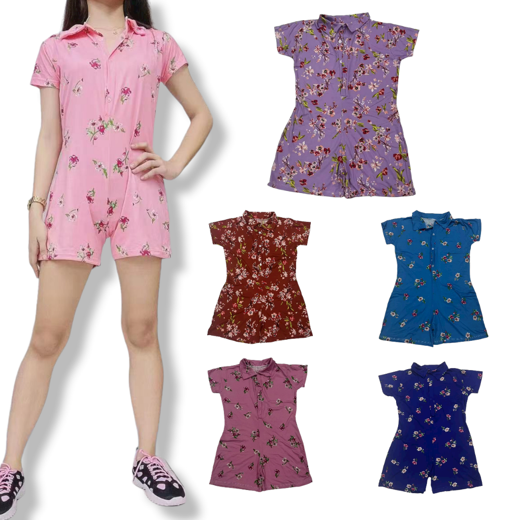 New Women's Floral Romper Jumpshorts Good For Casual Outfit JF249 ...
