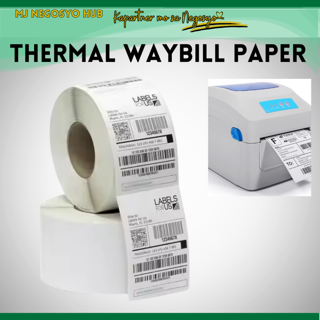 Thermal Waybill Sticker 100mmx150mm 500pcs roll SHP2 | Shopee Philippines