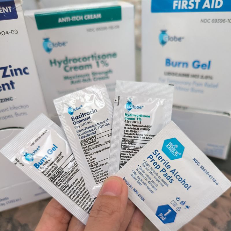 Bacitracin, Hydrocortisone, Triple Antibiotic Ointment 0.9g sachet ...
