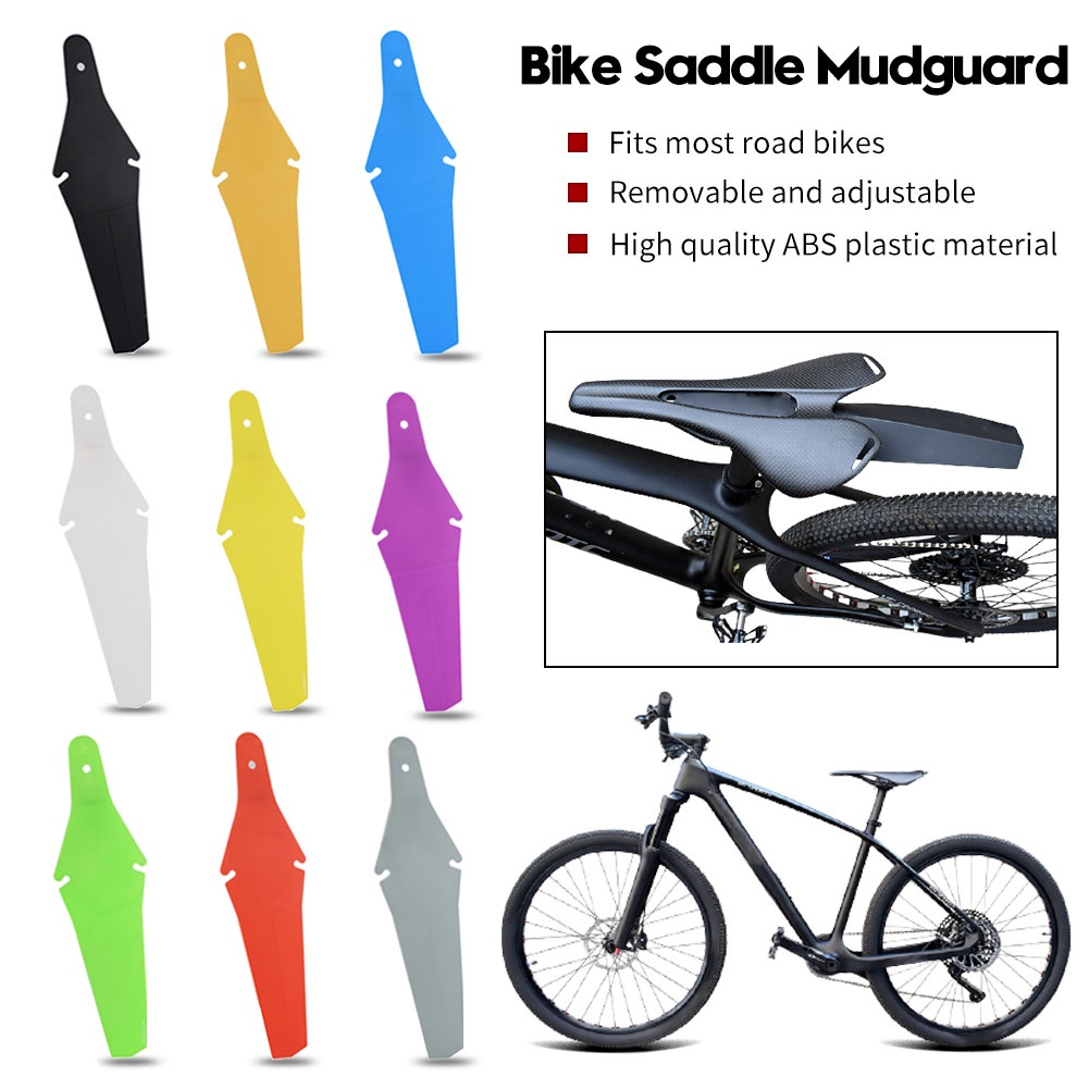 Saddle Fender Bicycle Mudguard Lightweight MTB RD Fender Removable ...
