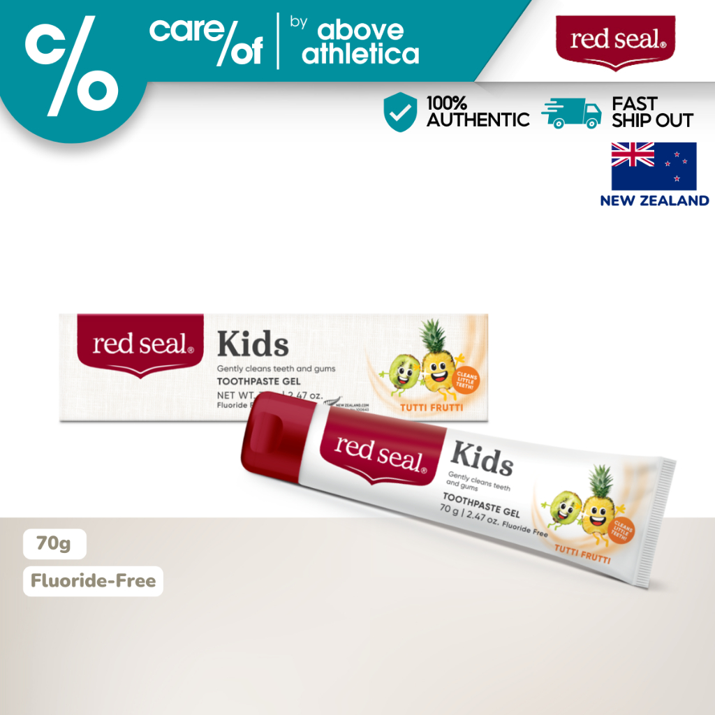 Red Seal Kids Tutti Frutti Toothpaste 70g (Flouride-Free), NATRUE ...